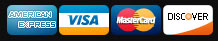 We accept all major credit cards